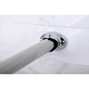 Kingston Brass Chrome Vintage Adjustable Hotel Curved Shower Rod CC3171