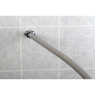Kingston Brass Chrome Vintage Adjustable Hotel Curved Shower Rod CC3171