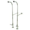 Kingston Chrome Freestanding Bath Clawfoot Faucet Supply lines w stops CC451ML