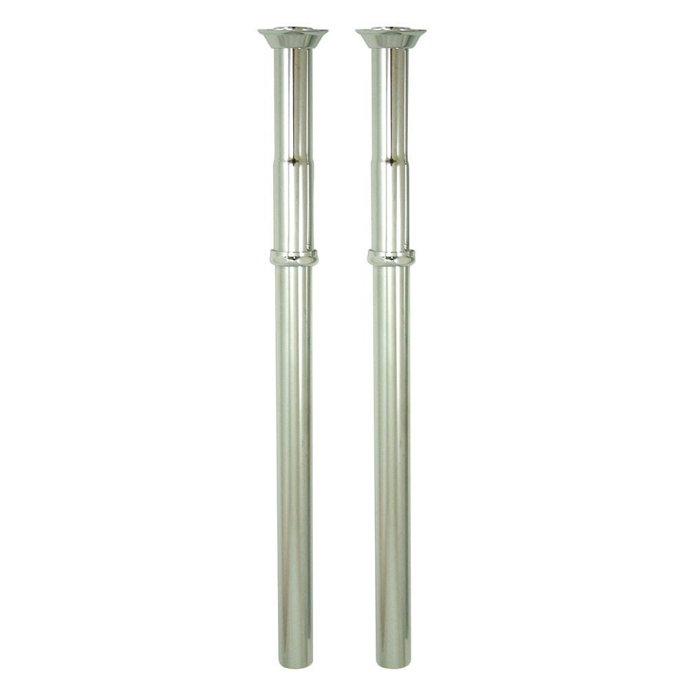 Kingston Brass Chrome Concealed Adjustable Height Shell for Supply Lines CC491