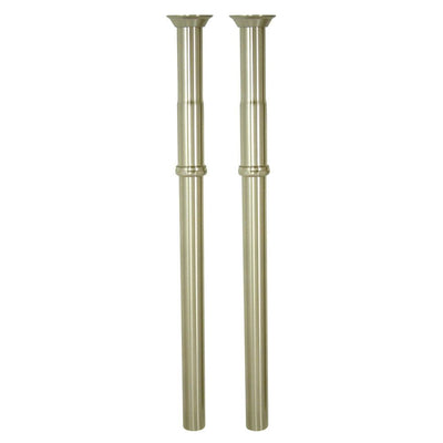 Kingston Satin Nickel Concealed Adjustable Height Shell for Supply Lines CC498