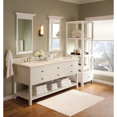 Delta Champagne Bronze Finish Linden Collection QUANTITY (2) Widespread Bathroom Sink Faucets and Robe Hook Package D052CR