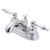 Danze Sheridan Chrome 2 Handle Center Set Bathroom Faucet w/ Pop-up Drain