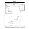 Danze Parma Stainless Steel Modern Pre-rinse Commercial Style Kitchen Faucet