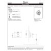 Danze Opulence Chrome Pressure Balance Shower Control with Diverter INCLUDES Rough-in Valve