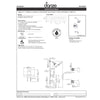 Danze Amalfi Chrome Single Handle Pressure Balance Shower Only Faucet INCLUDES Rough-in Valve
