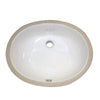 Decolav Classically Redefined Undercounter Bathroom Sink with Overflow in White 245625