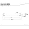 Kingston Grab Bars - Polished Brass Milano 18" Decorative Grab Bar DR214182