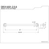 Kingston Brass Grab Bars - Chrome Traditional 30" Decorative Grab Bar DR314301