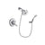 Delta Linden Chrome Finish Dual Control Shower Faucet System Package with 5-1/2 inch Shower Head and Wall-Mount Bracket with Handheld Shower Spray Includes Rough-in Valve DSP1102V