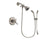Delta Cassidy Stainless Steel Finish Thermostatic Shower Faucet System Package with Water Efficient Showerhead and Handshower with Slide Bar Includes Rough-in Valve DSP1420V