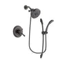 Delta Cassidy Venetian Bronze Finish Dual Control Shower Faucet System Package with 5-1/2 inch Showerhead and 1-Spray Handshower with Slide Bar Includes Rough-in Valve DSP2500V