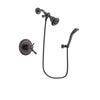 Delta Cassidy Venetian Bronze Finish Thermostatic Shower Faucet System Package with Water Efficient Showerhead and Modern Wall Mount Personal Handheld Shower Spray Includes Rough-in Valve DSP2900V