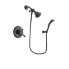 Delta Cassidy Venetian Bronze Finish Dual Control Shower Faucet System Package with Water Efficient Showerhead and Modern Wall Mount Personal Handheld Shower Spray Includes Rough-in Valve DSP2920V