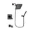 Delta Dryden Venetian Bronze Finish Thermostatic Tub and Shower Faucet System Package with 6.5-inch Square Rain Showerhead and Cylindrical Wall-Mount Handheld Shower Stick Includes Rough-in Valve and Tub Spout DSP3293V