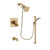 Delta Dryden Champagne Bronze Tub and Shower System with Hand Shower DSP3917V