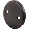 Delta Overflow Plate in Venetian Bronze 466057