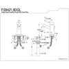 Kingston Brass Green Eden Chrome Single Handle Bathroom Sink Faucet FS8421DGL