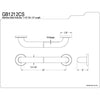 Kingston Brass Grab Bars - Satin Nickel 12" Commercial Grade Grab Bar GB1212CS
