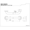Kingston Brass Grab Bars - Satin Nickel 30" Commercial Grade Grab Bar GB1230CS