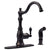 Kingston Oil Rubbed Bronze Single Handle Kitchen Faucet w Sprayer GS7705ACLSP