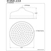 Bathroom fixtures Satin Nickel Shower Heads 10" Large Rain Shower Head K125A8