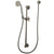Kingston Satin Nickel 4 Piece Handheld Shower head Combo with slidebar KAK3528W8