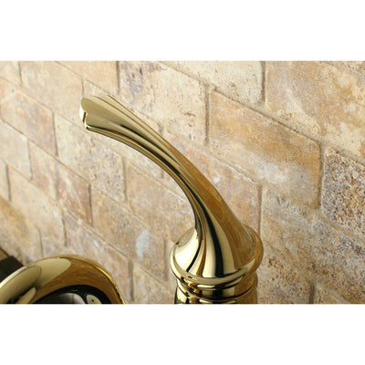 Kingston Polished Brass Georgian vessel sink bathroom lavatory faucet KB1422GL