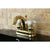 Kingston Polished Brass 2 Handle 4" Centerset Bathroom Faucet w Drain KB5612PX