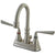 Kingston Silver Sage Satin Nickel Centerset Bathroom Faucet W Drain KS2618ZL
