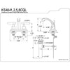 Kingston Brass Claremont Oil Rubbed Bronze Centerset Bathroom Faucet KS4645CQL