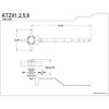 Kingston Brass KTZX5 Toilet Tank Handle Flush Lever Oil Rubbed Bronze