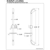 Kingston Brass Chrome 24" Shower Slide Bar with Soap Dish KX2521SG