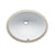 Kingston Marina White China Undermount Bathroom Sink with Overflow Hole LBO20168