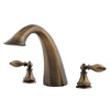 Price Pfister Catalina 2-Handle Deck-Mount Roman Tub Faucet in Velvet Aged Bronze 519635