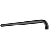 Delta Matte Black Finish 16" Shower Arm DRP46870BL