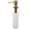 Kingston Polished Brass Heritage deck mount Easy Fill Soap Dispenser SD1602