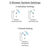Delta Compel Chrome Finish Shower System with Control Handle, 3-Setting Diverter, Showerhead, and Hand Shower with Wall Bracket SS1426116