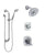 Delta Addison Chrome Finish Shower System with Dual Control Handle, 3-Setting Diverter, Showerhead, and Hand Shower with Slidebar SS172925
