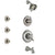 Delta Victorian Stainless Steel Finish Tub and Shower System with Dual Control Handle, 3-Setting Diverter, Showerhead, and 3 Body Sprays SS17455SS2