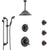 Delta Victorian Venetian Bronze Shower System with Dual Thermostatic Control, Diverter, Ceiling Showerhead, 3 Body Sprays, and Hand Shower SS17T552RB6
