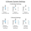 Delta Trinsic Chrome Shower System with Control Handle, Integrated Diverter, Ceiling Showerhead, 3 Body Sprays, and Grab Bar Hand Shower SS249594