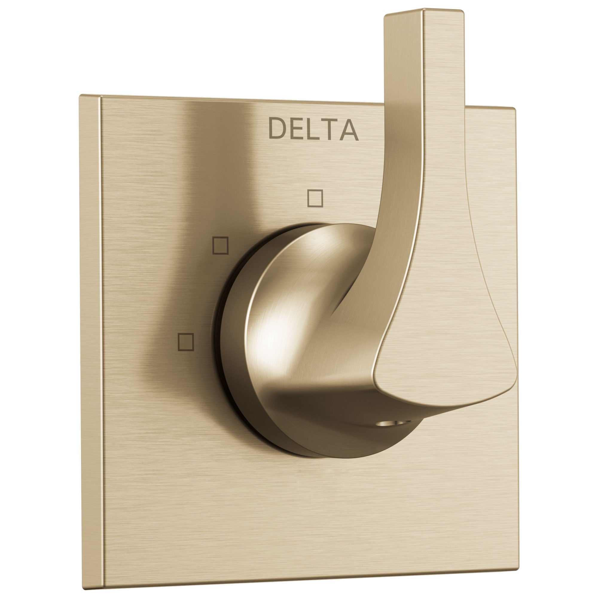 Delta Zura Champagne Bronze Finish 3-Setting 2-Port Shower Diverter Trim Kit (Requires Valve) DT11874CZ