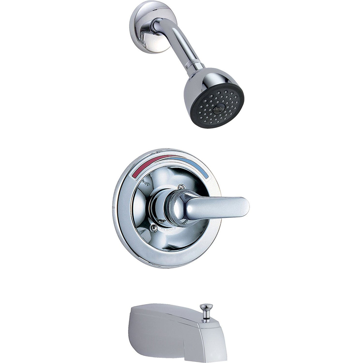 Delta Chrome Finish Monitor 13 Series Classic Style Tub and Shower Faucet Combination Trim Kit (Valve Sold Separately) DT13491