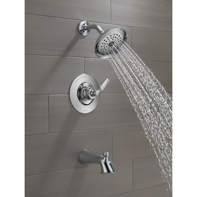 Delta Woodhurst Chrome Finish Single Handle Tub/Shower Combination Faucet Trim Kit (Requires Valve) DT14432