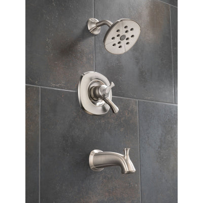 Delta Addison Stainless Steel Finish Temp/Volume Control Tub/Shower Trim 476422