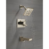 Delta Pivotal Polished Nickel Finish Monitor 17 Series H2Okinetic Tub and Shower Combination Faucet Trim Kit (Requires Valve) DT17499PN