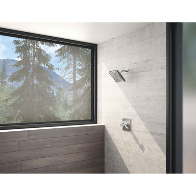 Delta Zura Collection Chrome TempAssure 17T Series Modern Dual Temperature and Volume Control Shower Faucet Trim Kit (Valve Sold Separately) 743930