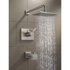 Delta Vero Thermostatic Dual Control Stainless Steel Tub & Shower w/ Valve D532V