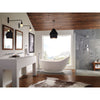 Delta Tesla 1-Handle Floor-Mount Roman Tub Faucet Trim Kit with Handshower in Chrome (Valve Not Included) 718207